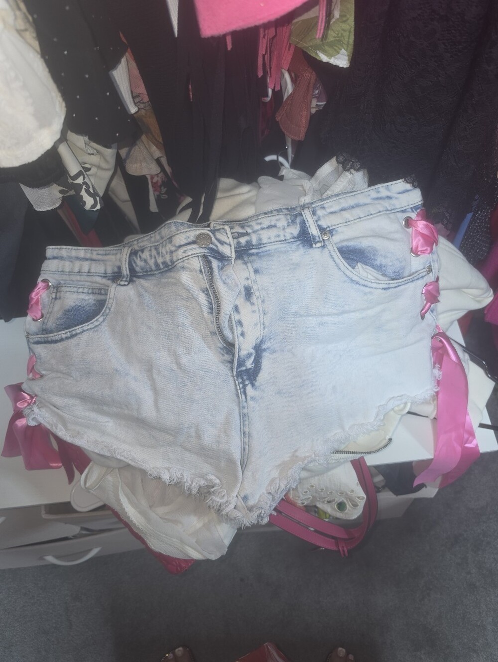 Akira Lace Up Side Shorts 1x